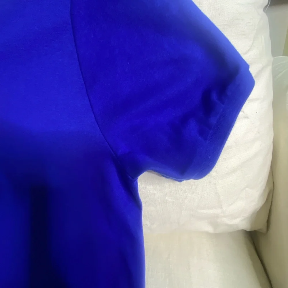 Ralph Lauren Polo Shirt with orange Logo XL Royal Blue custom - Picture 8 of 13